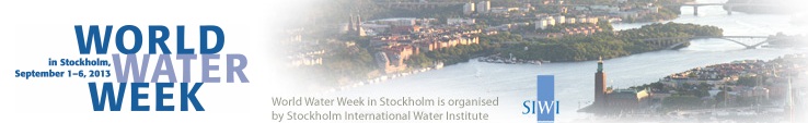 Noticias de la Semana Mundial del Agua. Estocolmo 2013
